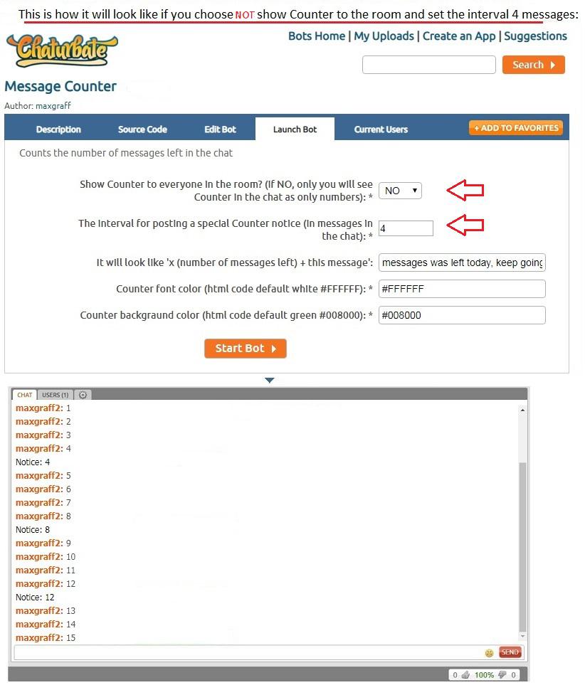 Chaturbate - maxgraff2's image for Message Counter