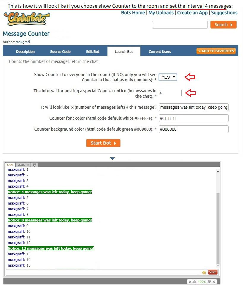 Chaturbate - maxgraff2's image for Message Counter